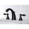 Kingston Brass KB985AKL Duchess Widespread Bathroom Faucet W/ Plastic Pop-Up, Bronze KB985AKL - alternate 2